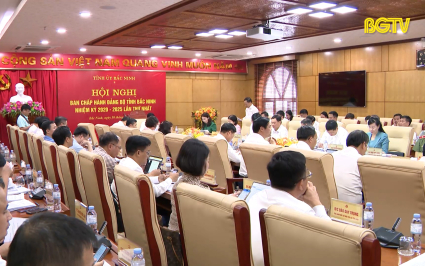 Hội nghị lần thứ nhất Ban chấp h&agrave;nh Đảng bộ tỉnh Bắc Ninh (mới)