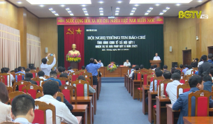 Hội nghị th&ocirc;ng tin b&aacute;o ch&iacute; qu&yacute; I năm 2021