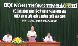 Hội nghị th&ocirc;ng tin b&aacute;o ch&iacute; t&igrave;nh h&igrave;nh KT-XH 6 th&aacute;ng đầu năm 2020