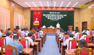 Hội nghị th&ocirc;ng tin b&aacute;o ch&iacute; t&igrave;nh h&igrave;nh KT-XH th&aacute;ng 9 năm 2021
