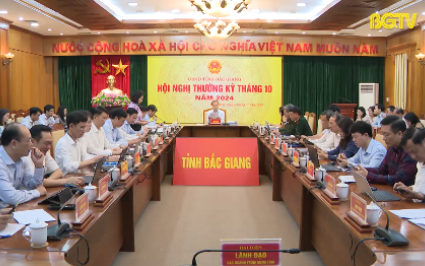 Hội nghị thường kỳ UBND tỉnh th&aacute;ng 10