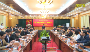 Hội nghị thường kỳ UBND tỉnh th&aacute;ng 2