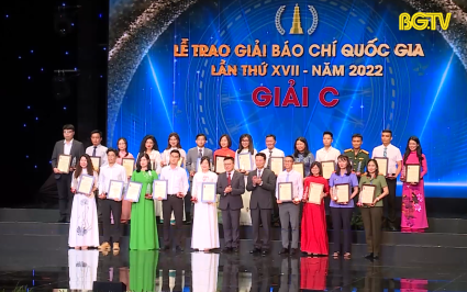 Hội Nh&agrave; b&aacute;o tỉnh Bắc Giang c&oacute; 2 t&aacute;c phẩm đạt Giải B&aacute;o ch&iacute; Quốc gia năm 2022