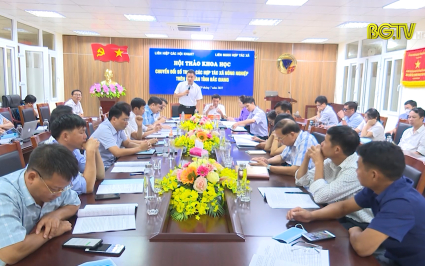 Hội thảo chuyển đổi số trong c&aacute;c HTX n&ocirc;ng nghiệp tr&ecirc;n địa b&agrave;n tỉnh