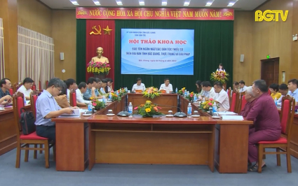 Hội thảo khoa học Bảo tồn ng&ocirc;n ngữ c&aacute;c d&acirc;n tộc thiểu số
