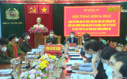 Hội thảo khoa học về dự &aacute;n Luật ANTT v&agrave; an to&agrave;n giao th&ocirc;ng đường bộ