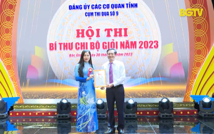 Hội thi B&iacute; thư chi bộ giỏi cụm thi đua số 9