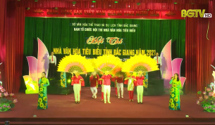 Hội thi Nh&agrave; văn ho&aacute; ti&ecirc;u biểu tỉnh Bắc Giang năm 2021