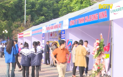 Hơn 3000 lao động, học sinh tham gia Ng&agrave;y hội việc l&agrave;m 
