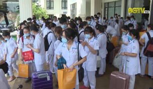Hơn 400 c&aacute;n bộ, gi&aacute;o vi&ecirc;n, sinh vi&ecirc;n c&aacute;c trường y tế hỗ trợ Bắc Giang chống dịch