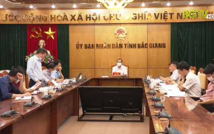 Họp BTC Giải thưởng b&aacute;o ch&iacute; về KH&CN tỉnh Bắc Giang