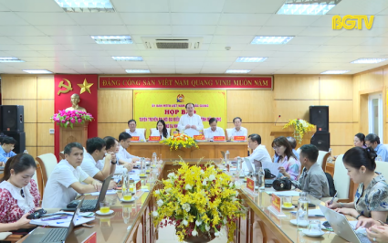 Họp b&aacute;o th&ocirc;ng tin về Đại hội MTTQ tỉnh Bắc Giang lần thứ 15