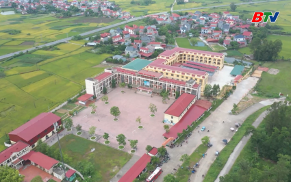 Hợp Thịnh đảm bảo ATGT cho học sinh đến trường 