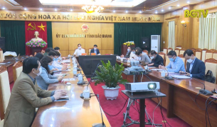 Họp trực tuyến to&agrave;n quốc về ph&ograve;ng chống dịch Covid- 19