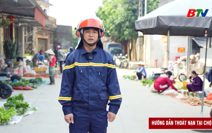 Hướng dẫn đảm bảo an to&agrave;n ph&ograve;ng ch&aacute;y chữa ch&aacute;y chợ v&agrave; trung t&acirc;m thương mại