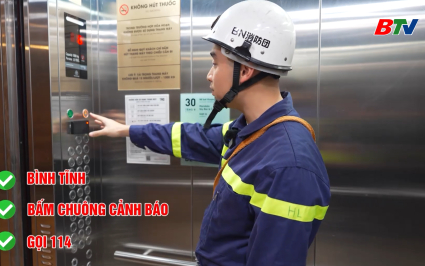 Hướng dẫn kỹ năng tho&aacute;t nạn khi gặp sự cố thang m&aacute;y