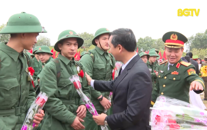 Huyện T&acirc;n Y&ecirc;n c&oacute; 354 c&ocirc;ng d&acirc;n nhập ngũ