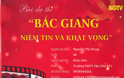 Huyện ủy T&acirc;n Y&ecirc;n lan tỏa cuộc thi &ldquo;Bắc Giang niềm tin v&agrave; kh&aacute;t vọng&rdquo;