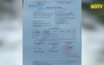 Kết quả x&eacute;t nghiệm chất lượng nước của nh&agrave; m&aacute;y nước L&atilde;o Hộ