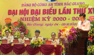 Khai mạc ĐH Đảng bộ C&ocirc;ng An tỉnh Bắc Giang lần thứ XVII - Nhiệm kỳ 2020 - 2025