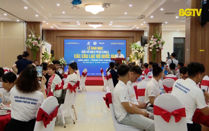 Khai mạc giải v&ocirc; địch pickleball c&aacute;c c&acirc;u lạc bộ quốc gia năm 2025