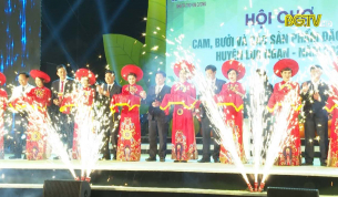 Khai mạc Hội chợ Cam, Bưởi v&agrave; sản phẩm đặc trưng huyện Lục Ngạn 