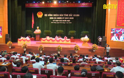 Khai mạc Kỳ họp thứ 11, HĐND tỉnh Bắc Giang kh&oacute;a XIX