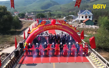 Kh&aacute;nh th&agrave;nh 2 c&ocirc;ng tr&igrave;nh giao th&ocirc;ng trọng điểm