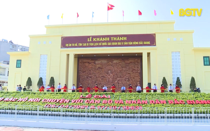 Kh&aacute;nh th&agrave;nh t&ocirc;n tạo di t&iacute;ch lịch sử cấp Quốc gia kh&aacute;n đ&agrave;i B s&acirc;n vận động Bắc Giang