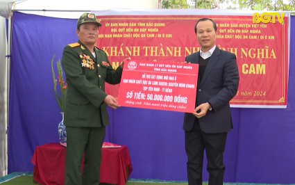 Kh&aacute;nh th&agrave;nh nh&agrave; t&igrave;nh nghĩa nạn nh&acirc;n chất độc da cam
