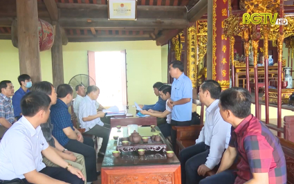 Khảo s&aacute;t c&ocirc;ng t&aacute;c bảo quản, tu bổ, phục hồi c&aacute;c di t&iacute;ch
