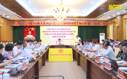 Việt Y&ecirc;n đảm bảo ti&ecirc;u chuẩn thị x&atilde; v&agrave; phường trực thuộc 