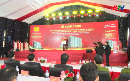 Khởi c&ocirc;ng dự &aacute;n nh&agrave; ở x&atilde; hội cho lực lượng C&ocirc;ng an nh&acirc;n d&acirc;n 