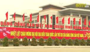 Kh&ocirc;ng kh&iacute; ch&agrave;o mừng Đại hội XIII của Đảng