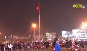 Kh&ocirc;ng kh&iacute; đ&oacute;n Gi&aacute;ng Sinh ở TP Bắc Giang