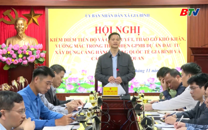 Kiểm điểm tiến độ GPMB Dự &aacute;n Cảng h&agrave;ng kh&ocirc;ng quốc tế Gia B&igrave;nh 