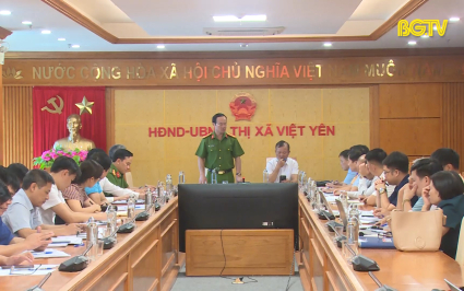 Kiểm tra ATGT tại thị x&atilde; Việt Y&ecirc;n