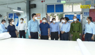 Kiểm tra c&ocirc;ng t&aacute;c ph&ograve;ng, chống dịch ở Lạng Giang