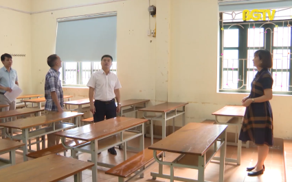 Kiểm tra c&ocirc;ng t&aacute;c tổ chức kỳ thi tuyển sinh v&agrave;o lớp 10 THPT