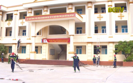 Kiểm tra nghiệp vụ chữa ch&aacute;y v&agrave; cứu nạn, cứu hộ 