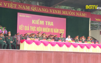 Kiểm tra kết quả thực hiện nhiệm vụ qu&acirc;n sự, quốc ph&ograve;ng năm 2022