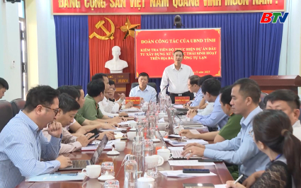 Kiểm tra tiến độ thực hiện Dự &aacute;n đầu tư x&acirc;y dựng khu xử l&yacute; r&aacute;c thải sinh hoạt tại phường Tự Lạn 
