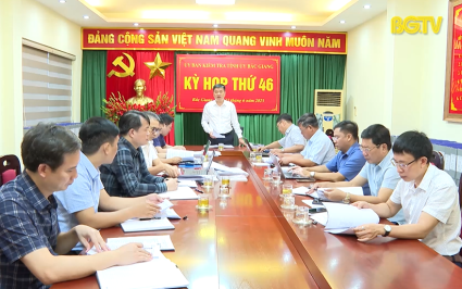 Kỳ họp thứ 46 Ủy ban Kiểm tra Tỉnh ủy Bắc Giang 