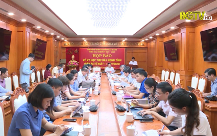 Kỳ họp thứ 7 HĐND tỉnh kho&aacute; XIX diễn ra trong 2 ng&agrave;y 11 v&agrave; 12/7