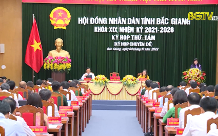 Kỳ họp thứ 8 HĐND tỉnh kh&oacute;a XIX th&ocirc;ng qua 5 Nghị quyết quan trọng