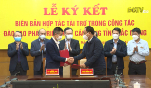 K&yacute; kết thoả thuận t&agrave;i trợ đ&agrave;o tạo ph&aacute;t triển m&ocirc;n Cầu l&ocirc;ng