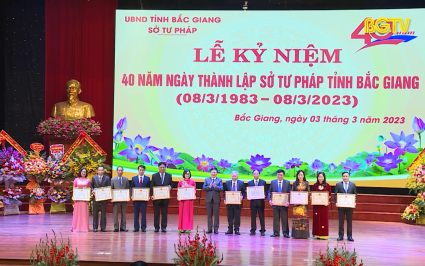 Kỷ niệm 40 năm ng&agrave;y th&agrave;nh lập Sở Tư ph&aacute;p