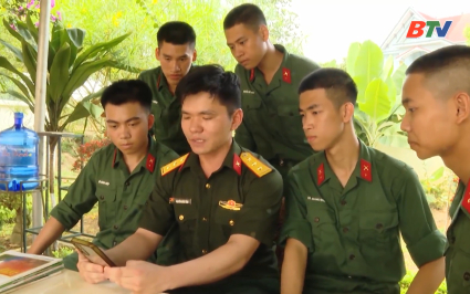 L&aacute; chắn tư tưởng tr&ecirc;n kh&ocirc;ng gian mạng của bộ đội trung đo&agrave;n 95
