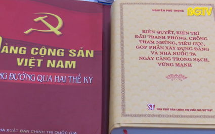 Lan toả cuốn s&aacute;ch của Tổng B&iacute; thư về ph&ograve;ng, chống tham nhũng, ti&ecirc;u cực