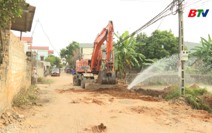 Lan tỏa phong tr&agrave;o hiến đất l&agrave;m đường tại x&atilde; Hiệp H&ograve;a